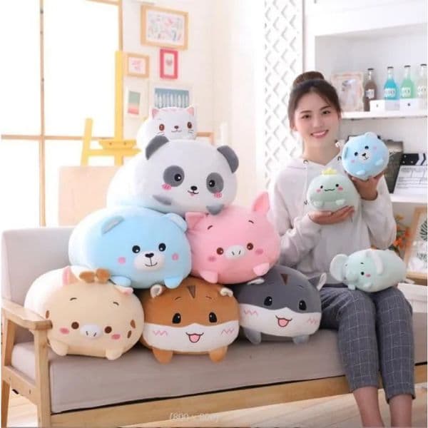 9 Style Plush Toy bear doll cat cushion child birthday gift baby Gifts cute animal pillow home doll Children's gift