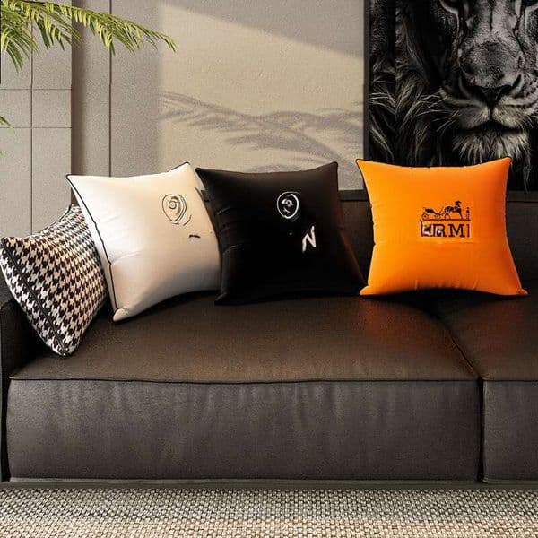 Throw Pillow Light Luxury Cushion Office Bedroom Living Room Ins Nordic Sofa Internet Celebrity Pillowcase Car B5