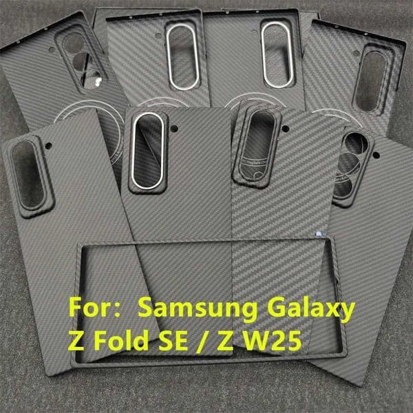 Carbon Fabric Fiber Aramid For Case For Galaxy Z Fold SE Special Magnetic Shell For Galaxy Z W25W251120