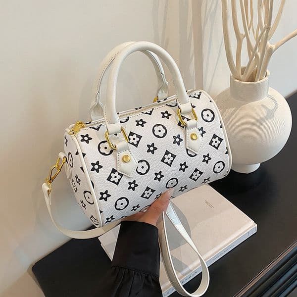 Hot free shipping designer Shoulder Bags for womens brown black white blue khaki pink green grey New Fashionable and Versatile Popular Printed Pillow Bag