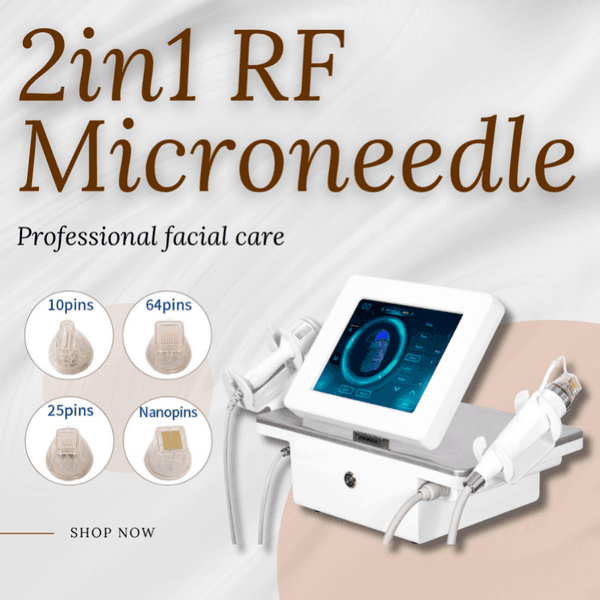 Gold RF Microneedling System for Professional Salon Use Skin Tightening Tone Brightening and Long Lasting Anti Wrinkle Care