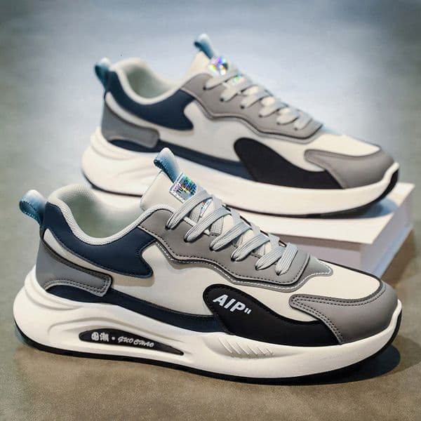 Free Shipping 2025 New Fashion design Sneaker Soft Sole Comfort Breathable Pu Leather Casual Shoes for Men