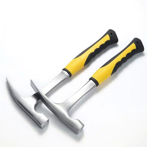 Masonry Hammer, Survey Hammer, Integrated Geological Hammer, Outdoor Mining Site Specific Sharp Point Hammer, Flat Head Hammer