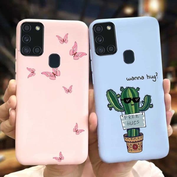 Case For A21S Case Phone Cover Silicon Soft Cactus Back Cover for Galaxy A21S Coque A 21S A217 A21 S 65 BumperW251120