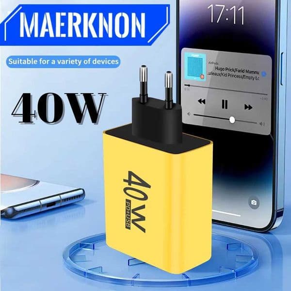 EU/US Plug USB Type C Charger Fast Charging PD Mobile Phone Adapter For Xiai iPhone Quick Charge Wall Charger Y251120