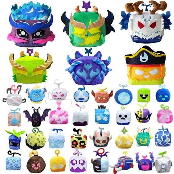 Cartoon Blox Fruits Plush Hot Game Devil Fruit Stuffed Doll Christmas Birthday Gift For Children Popular Toys X251121