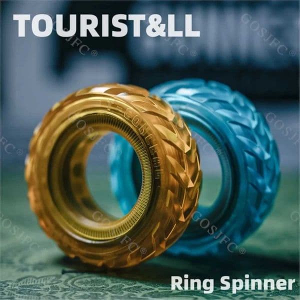 TOURISTLL Ring Spinner Stress Relief Toy Fidget Toys For Adults Office Desk Gadgets Anxiety Toys X251121