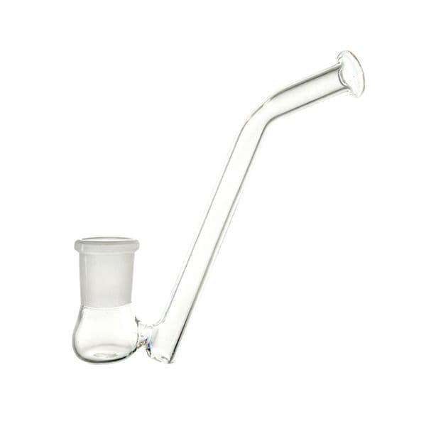 Glass J-shaped blowing nozzle bend replacement part 18mm joint
