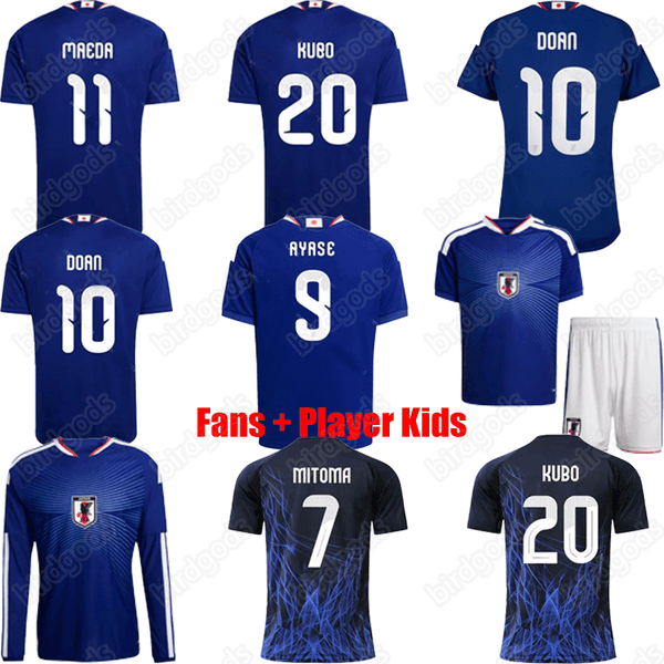 2026 kubo world cup soccer jerseys shirts ITAKURA MITOMA DOAN ITO TAKAI MINAMINO TANIGUCHI 26 football Fans Player Kids LS anime comic Special Men Women Kit uniform