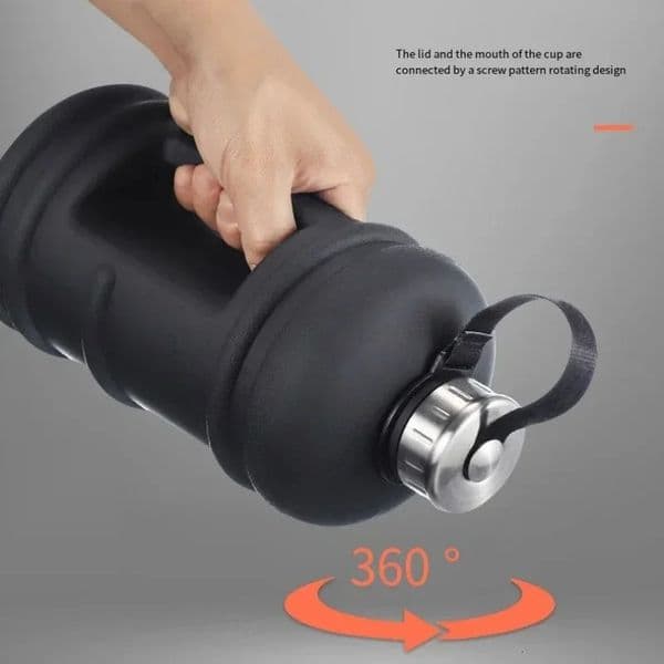 Portable 22L Large Capacity Plastic Sports Bottle Outdoor Travel Cold Water Cup Fitness Gym Protein Milk Shake Termos 250421