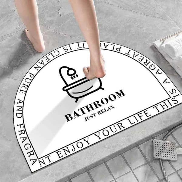 Diat d bathro floor mat absorbent mat toilet door non-slip quick-drying toilet floor mat household toilet carpet H251121