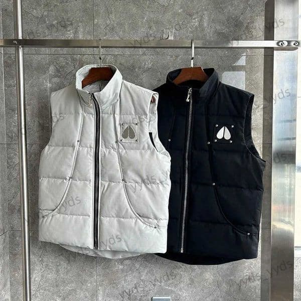 Moose New Canadian moose Vest For Couples Knuckle Veste Warm And Thick Cotton Vest Knuckle Gilet Coat Women Puffer Doudoune Jacket knuckle coat T251121