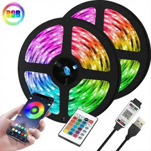 DC5V RGB LED Strip Light 1/2/3/4/5/10M USB 24key Bluetooth Remote Control Flexible Lamp Tape For TV Background Home DecorW251122