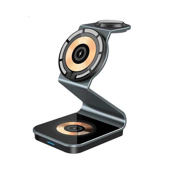 Magnetic Wireless Charger 3 In 1 Mobile Phone Holder Fast Charging Station For iPhone16 15 14 13 12 Airpods iWatch Y251122