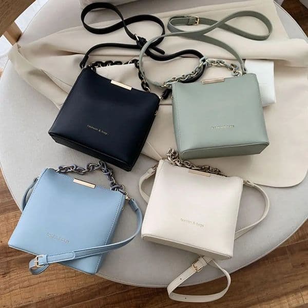 Fashion womens handbag messenger cross body bag fashion casual bottom bucket shoulder strap hanging 250421