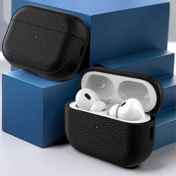 Protective Case with Leather Texture Headphone Cover has Metal buckle for Airpods 4 3 2 Pro 2 air pods BT EarphoneW251122