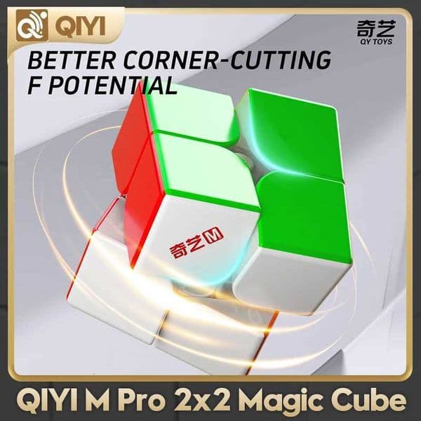 QiYi M Pro Magnetic Magic Cube 2x2x2 Professional 2x2 Speed Puzzle Childrens Fidget Toys W251122