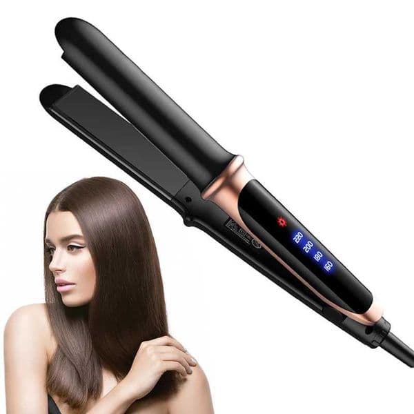 2 in 1 Professional Hair Straightener for Wet or Dry Hair Electric Iron Curling Straightening IronsT251122