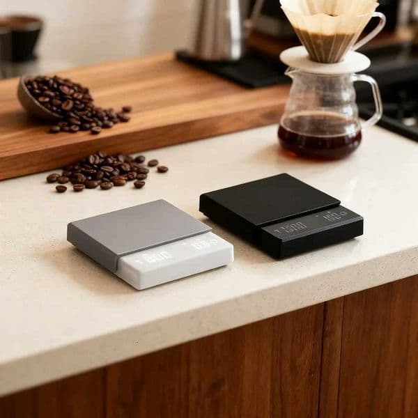 Mini Electronic Scale Smart Touch Screen Timing Scale for Hand-brewing Italian Coffee PortableRechargeable PrecisionCoffee ScaleM251122