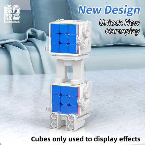 MOYU Magic Cube Robot Display Box MFJS Related Storage Speed Puzzle Toy MOYU cube Accessories for 2x2 3x3 4x4 5x5 Cubo Magico W251122