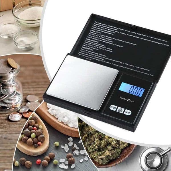 1 PC Mini Flip Jewelry Scale with An Accuracy of 001g Portable Pocket Small Electronic Scale High Quality Screen BacklightM251122