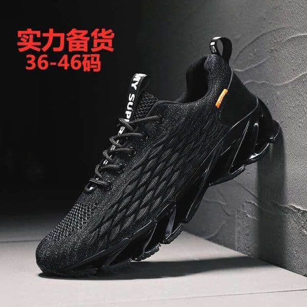 Cross-Border Plus Free shipping new zhanyishengli Size Breathable 2025 Spring Autumn Mesh Trendy Casual Sports Running Blade Men's Shoes
