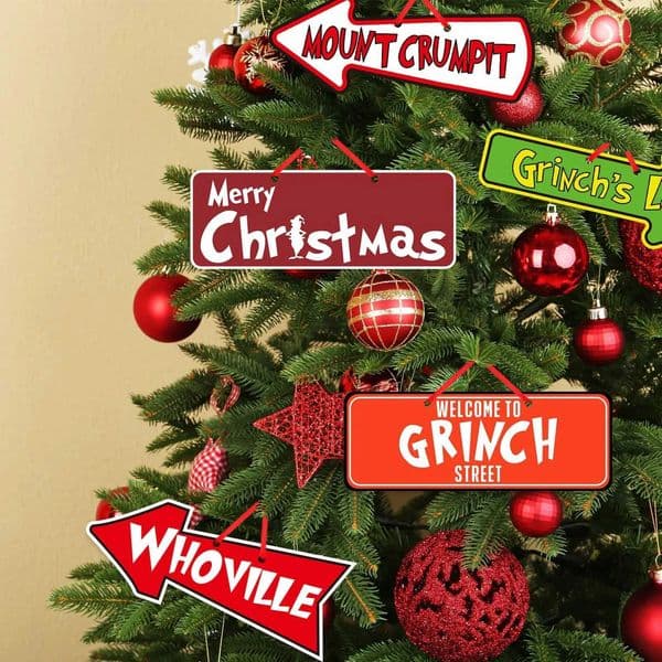 Christmas Tree Hanging Decorations Christmas Tree Hanging Decorations 10 PiecesW251122