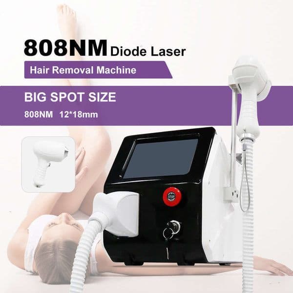 High Quality Diode Laser 808Nm Powerful Hair Removal Ice Point Depilation 3 Wavelength 755 808 1064 Hair Removal Machine For All Skin Type Whole Body Epilato