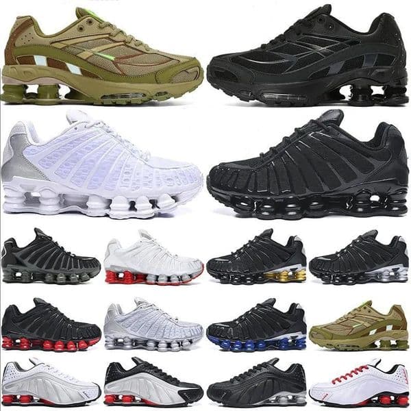 Shox TL Running Shoes Triple Black White Blue Red Pink Grey Men Women Trainers Sports Outdoor Sneakers Q260425