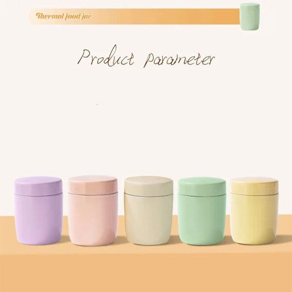Portable food thermostat for children stainless steel 316 lunch box 4color 260ML mini soup container vacuum foil cup 250422