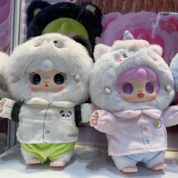 Yooki V5 400 Cute Pet Dreams Series Vinyl Plush Doll Blind Box Pendant Desktop Ornament Figure Anime Periphery Mystery Box Gift Y251122