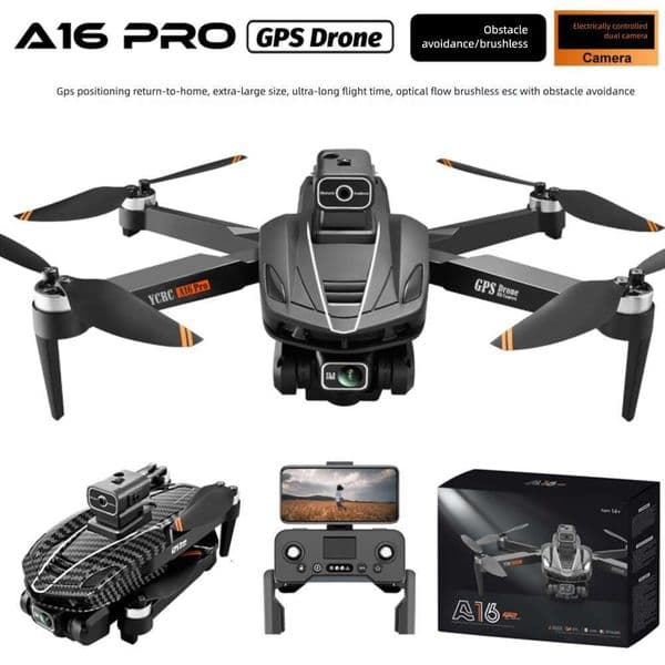 New Product A16 GPS Drone Return Brushless Optical Flow Aerial Photography Quadcopter Remote Control Aircraft V168