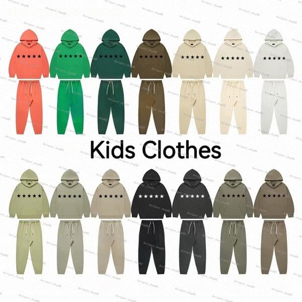 Designer kids clothes designer hoodie pants for boys and girls baby designer clothes sets Classic essentialsas Letter Pullover Clothing Set