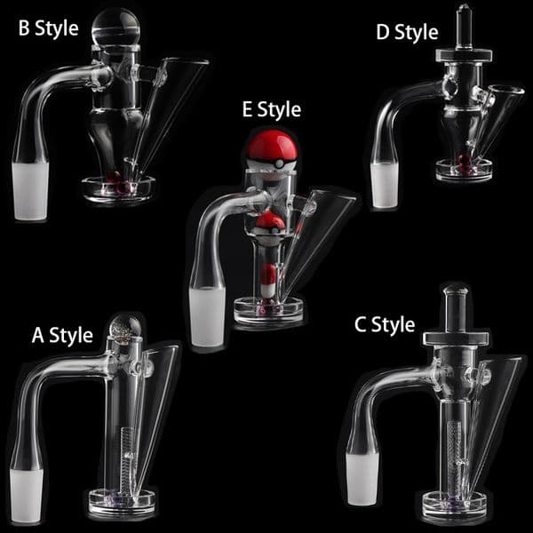 newest Full Weld Beveled Edge Vortex Slider Terp Slurper Quartz Banger Set 10mm 14mm male Naill