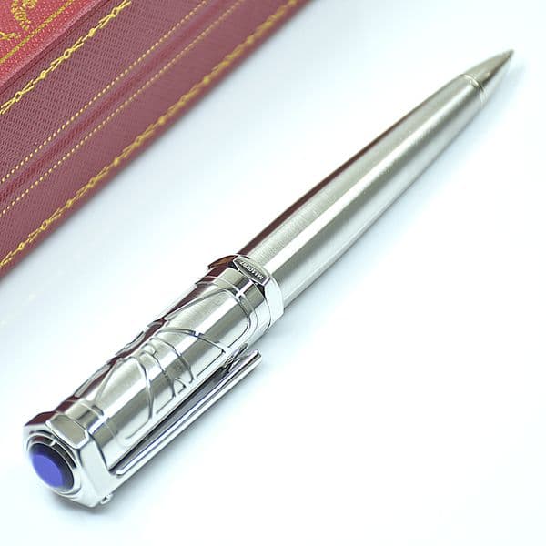 Wholesale AAA High Quality Santos-Dumont Metal Ballpoint Pen Special Reliefs Design Office School Writing Ball Pens With Serial Number 0000