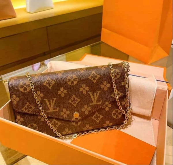 5AAA Classic Luxury designer handbag Pochette Felicie Bag Genuine Leather Handbags Shoulder handbag Clutch Tote Messenger Shopping Purse with box