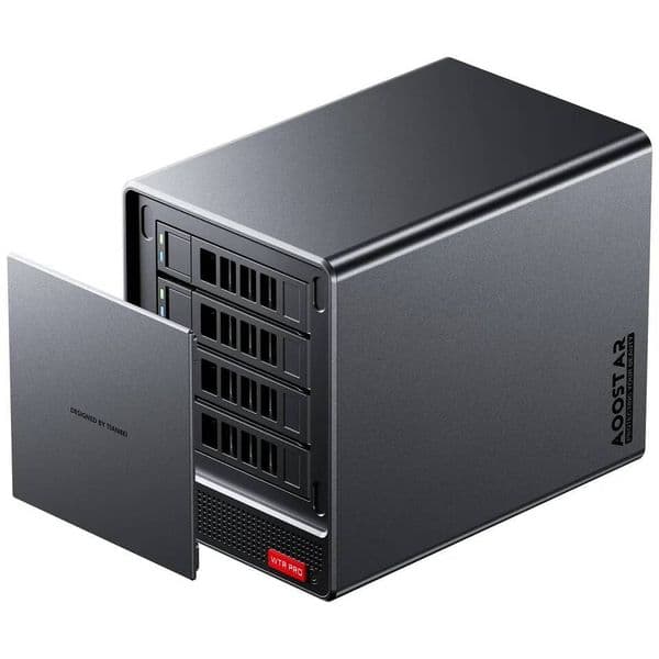 AOOSTAR Mini PC with 4 Bay Nas WTR PRO AMD Ryzen 7 5825u Supports 25/35 HDD 4 NVME SSD 1