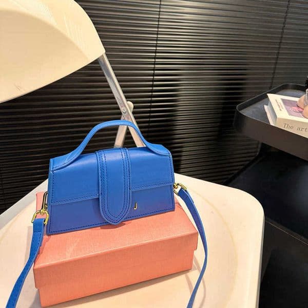 Multicolor Designer Cross Body Bag Jaq Leather Shoulder Bags Womens Purse Top Hand Tote Bag Square Luxury Handbags Peach Messenger Sac Luxe 240618