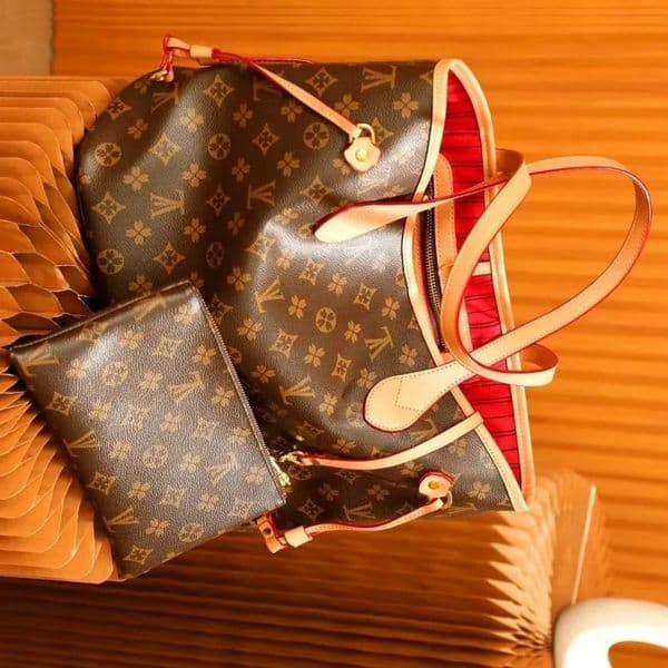 MM size 40156/M40995 Luxury designer bag 2pcs Set Women Cross body Embossed Flower Handbag Shoulder Bags Composite Lady Clutch Tote Bag Female Coin Purse