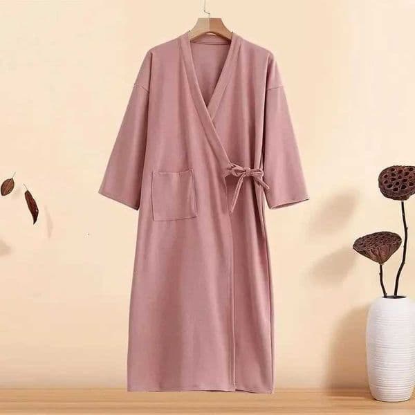 150Kg Large Size Cardigan Nightgown Womens Fat MM Loose Robes Loungewear Japanese Kimono Bathrobe Homewear Bath Steamed Clothes C251124