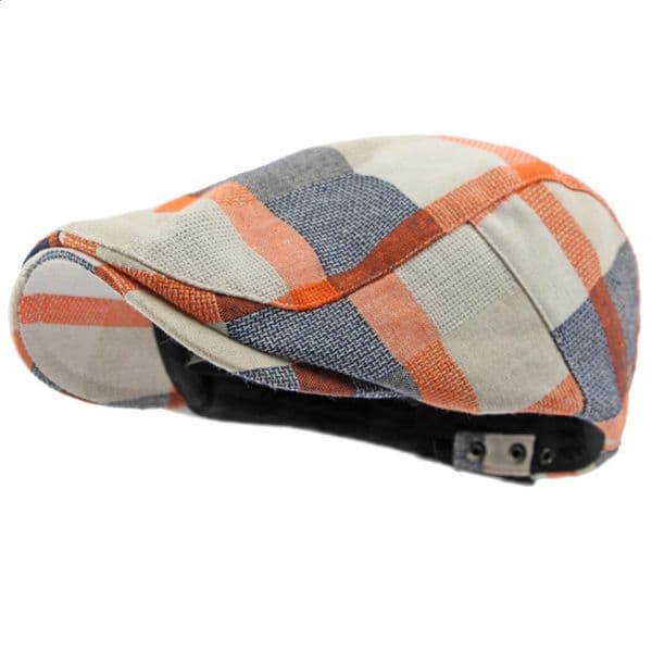 HT4625 Beret Mens Spring Summer Hat Retro Plain Artist Painter Beret Adjustable Ivy Flat Hat Retro Mens Beret 250423