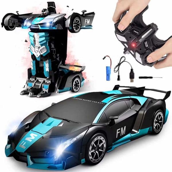 Remote Control Car RC Cars One-Button Transforming 360 Rotation Drifting 118 Toy Gift for Kids 4-8 Years Old Boys/GirlsW251124