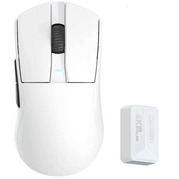 DAREU 4KHz Tri-mode 24G Wireless Wired PBT Mouse PAW3395 26000 DPI RGB 6 Programmable Buttons Rechargeable for PC Laptop GamerM251124