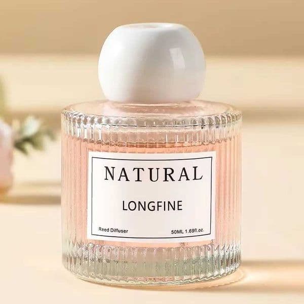 1pc Reed Diffuser Set- Aromatherapy Fragrance Oil for Home Decor Romantic Air Freshener with Rattan Sticks Long Lasting ScentW251124