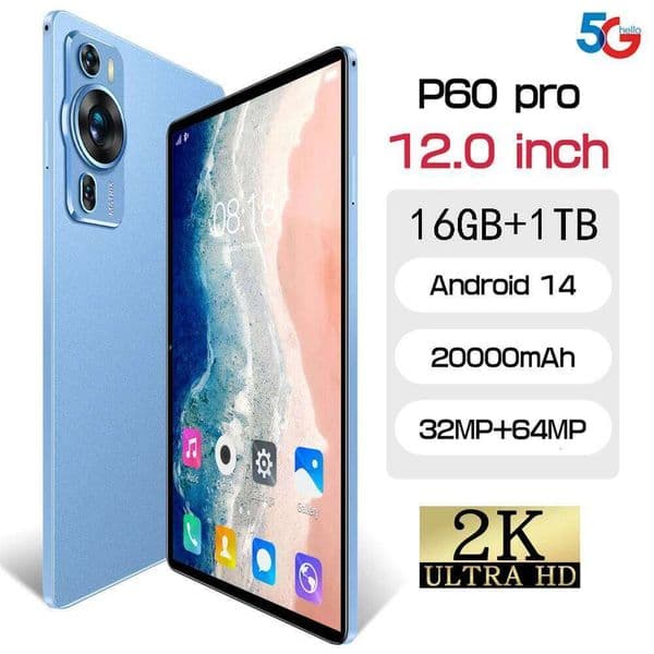 New Original P PRO Tablets Inch Global Version HD Tab Android GB TB Mah G Dual SIM Wifi GPS Tablet PCsmartphone