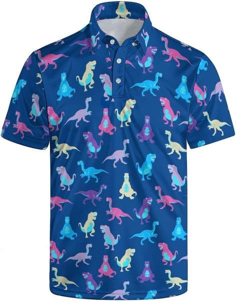 Men's Fashion Printed Polo Short Sleeves