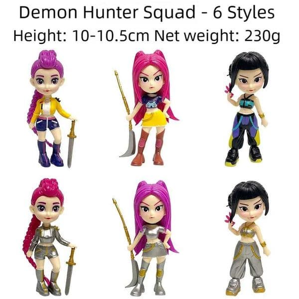 Anime Kpop Devil Hunter Blind Box Disassembly Fun Blind Bag Small statue Peripheral model Desktop Blind box decoration gift L2511229YSU
