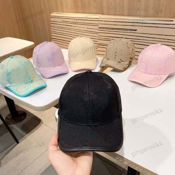 designer ball caps unisex baseball cap adjustable women hats men caps embroidered letter sunscreen hat