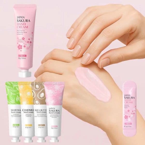 Sakura Nourishing Hand Cream Hands Moisturizing Antichapping Brightening Hydrating Skin Care Products Wholesale 251103