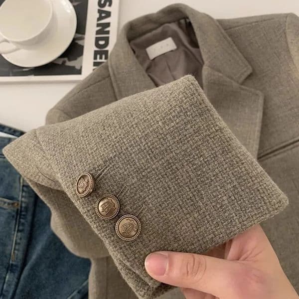 Blazer Womens Winter Style Small Thickened Warm 251124BANJIA